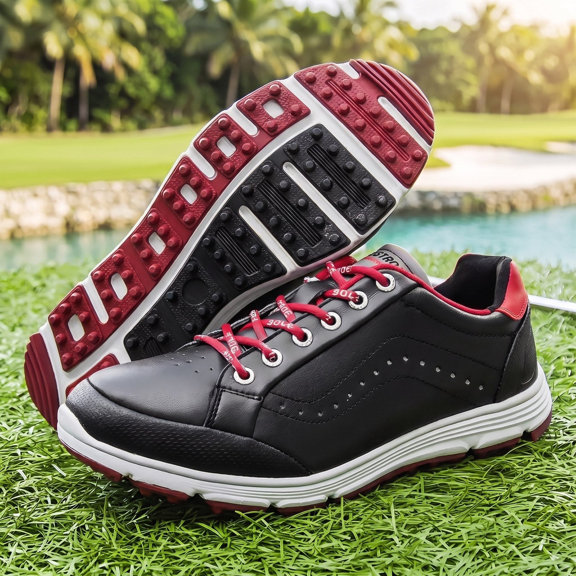 Healfoot 2.0 negro - zapatos de golf para pies anchos