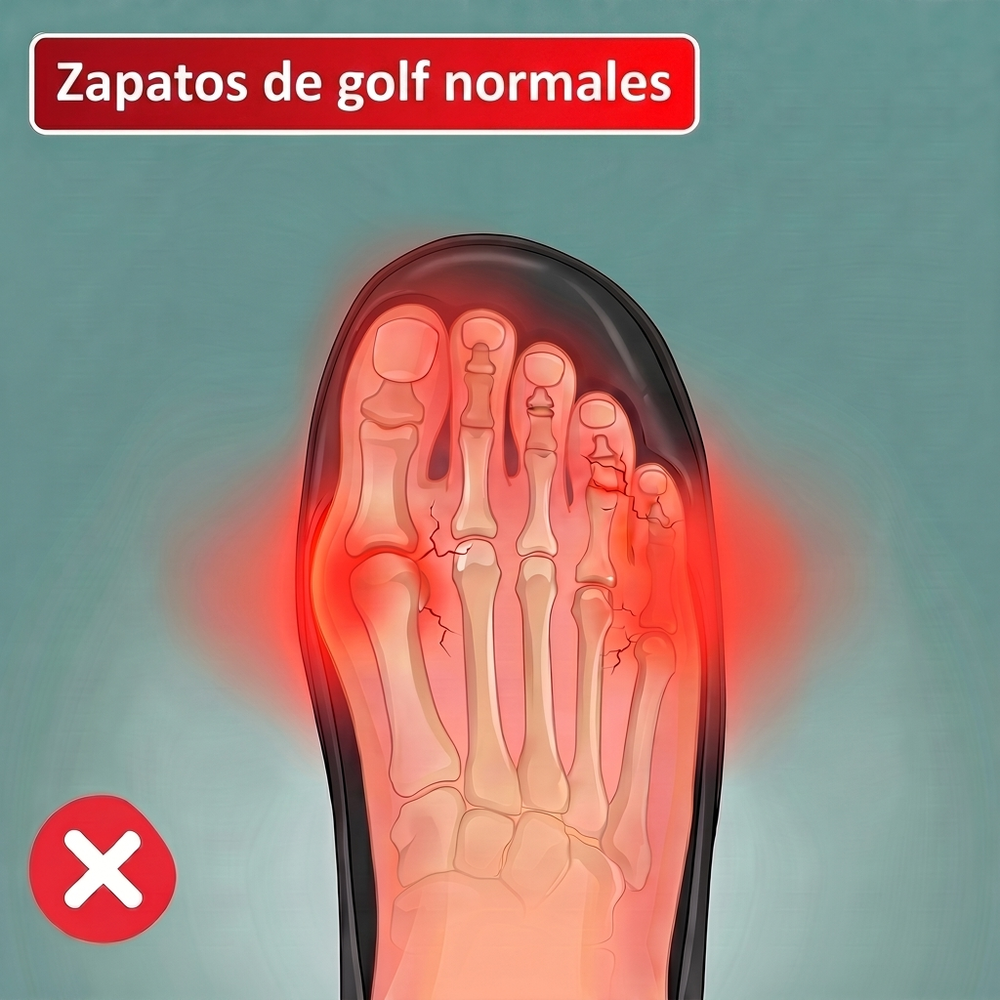Zapatos de golf normales